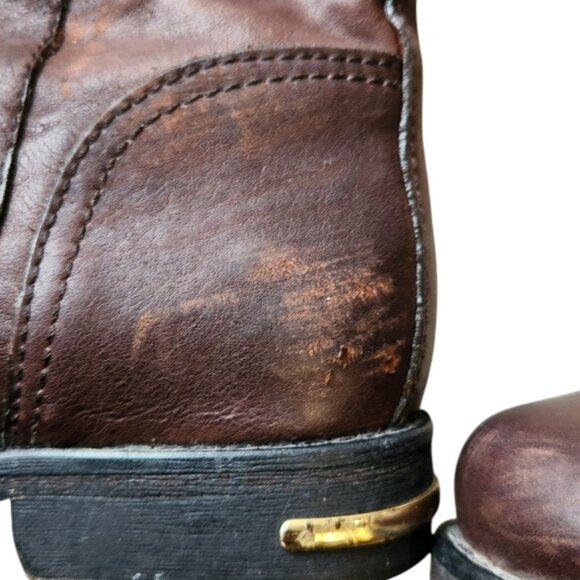 Tory Burch Brown Elyse 20MM Bootie Size 6M - Picture 7 of 11